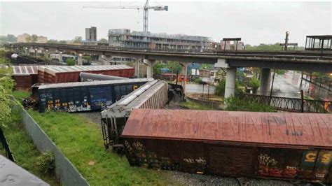 CSX freight train derails in Washington, spills hazardous material ...