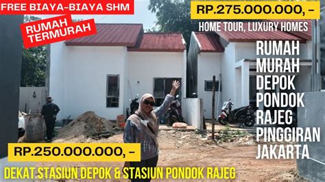 Rumah Murah Juta Cash Shm Depok Pondok Rajeg Pinggiran Jakarta