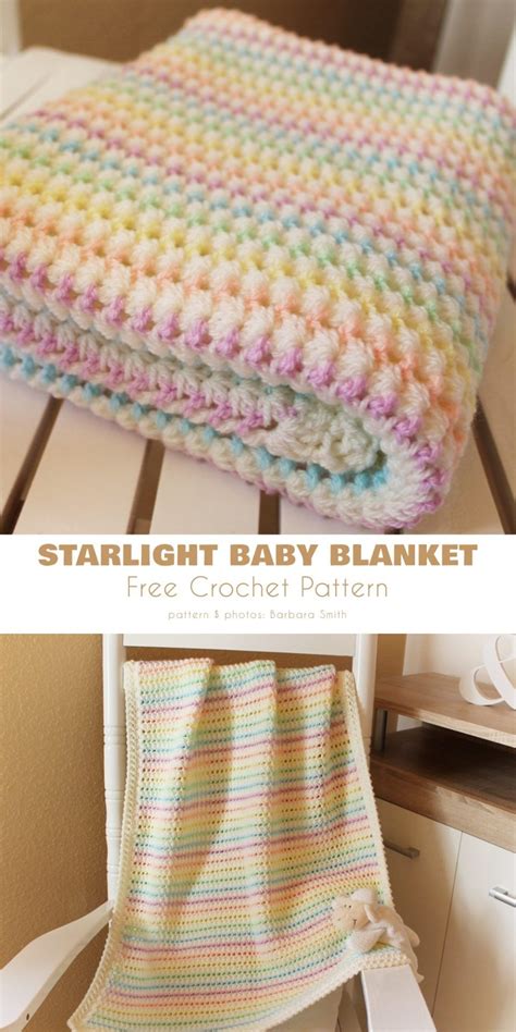 Pastel Rainbow Baby Blanket Free Crochet Patterns Artofit