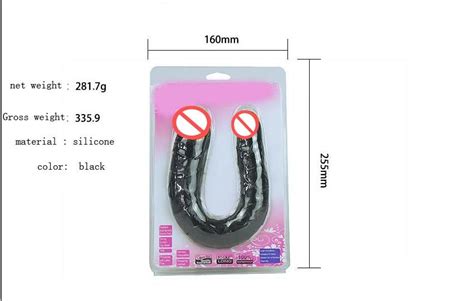 Double Headed Dildo Imitation Female Masturbation U Type Penis Dildo Silicone Safe Material Sex