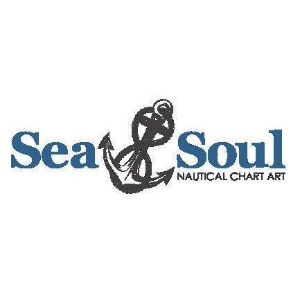 Sea Soul Nautical Chart Art By Seaandsoulcharts On Etsy Nautical