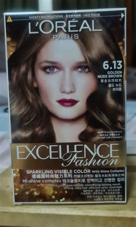 Loreal Paris Hair Color Golden Nude Brown Beauty Personal Care Hair On Carousell