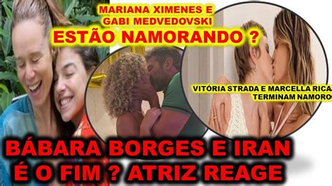 Mariana Ximenes e Gabi Medvedovski namorando Vitória Strada e Marcella