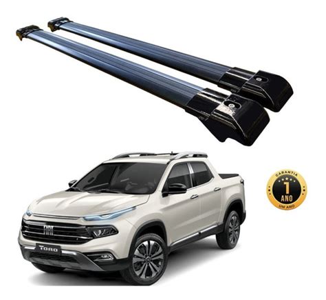 Rack De Teto Para Fiat Toro 16 17 18 19 20 Aluminio Premium