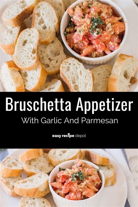 Easy Bruschetta Appetizer - Easy Recipe Depot