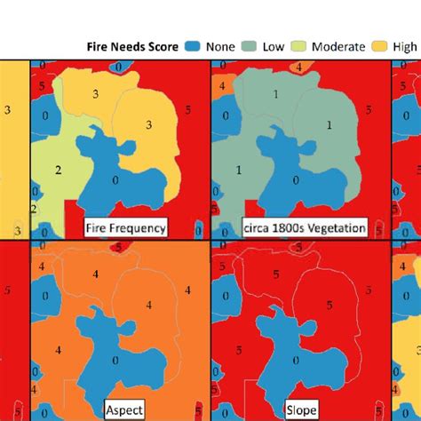 Fire Needs Score By Submodels For Allegan State Game Area Download