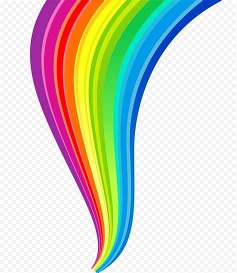 Color del arco iris cielo ROYGBIV línea png Klipartz