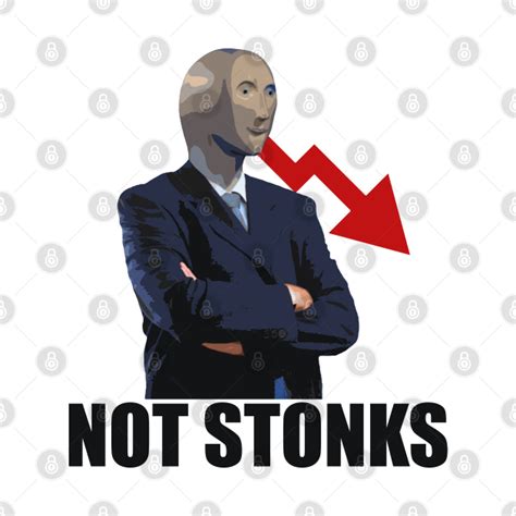 Not Stonks Stonks Kids T Shirt Teepublic