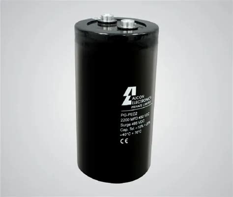 Alcon PG PED2 Aluminium Electrolytic Capacitor 450 Vdc 6800 Mfd At Rs