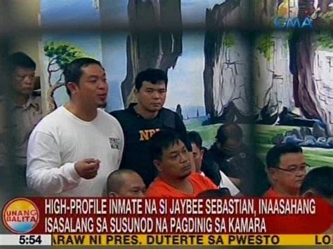 Ub Inmate Na Si Jaybee Sebastian Inaasahang Isasalang Sa Susunod Na