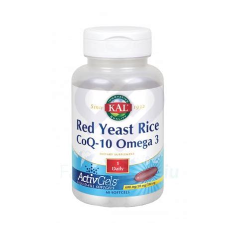 Kal Red Yeast Rice 60 Cápsulas Laparafarmaciaencasa