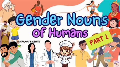 Gender Nouns Of Humans In English Grammar Useful Masculine And