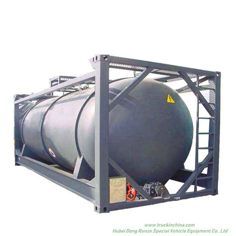 Sulfuric Acid 20FT ISO Tank Container For Un1830 Sulphuric Acid 98 0