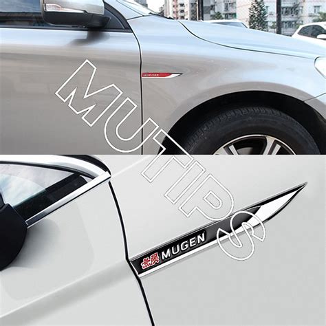 Volkswagen 2pcs 3d Metal Car Logo Blade Fender Side Label Sticker