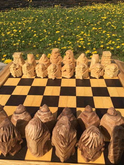 Pin By Frantishak Bagushevich On Wood Carving Chess Board Chess