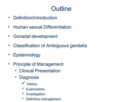 Ambiguous Genitalia Presentation Ppt