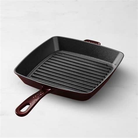 Staub Enameled Cast Iron Grill Pan | Williams Sonoma