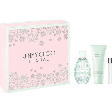 Buy Jimmy Choo Floral T Set 90ml Edt Spray 100ml Body Lotion 7