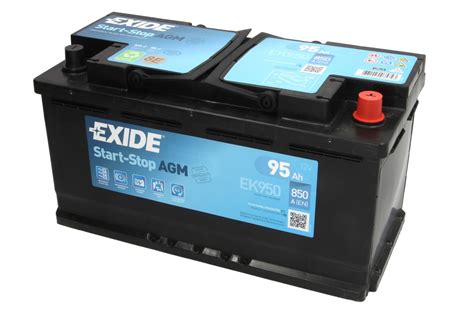 Akumulator EXIDE START STOP AGM EK950 95Ah 850A P Sklep Inter Cars