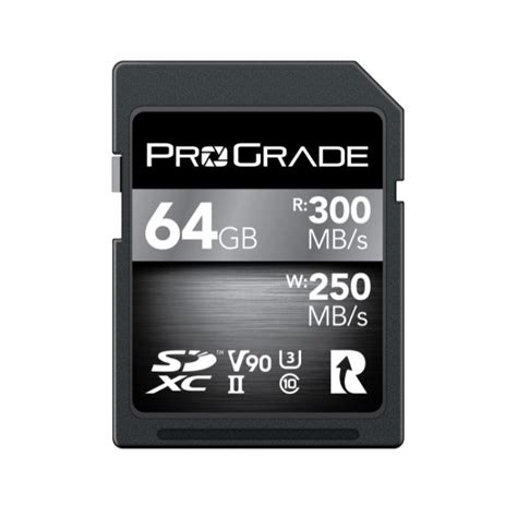 Prograde Digital Sdxc Uhs Ii V Gb Memory Card