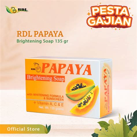 Jual Rdl Papaya Brightening Soap Sabun Papaya Sabun Cuci Muka