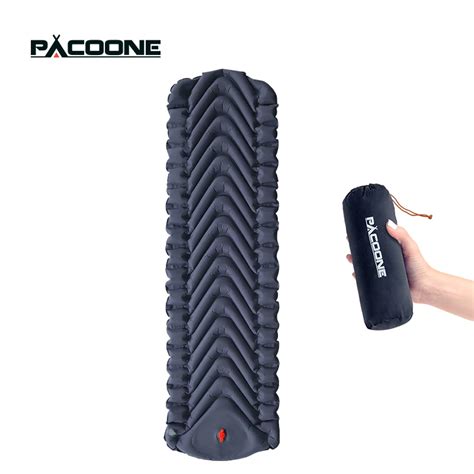 PACOONE Ultra Light Inflatable Sleep Cushion Outdoor Camping Mattress