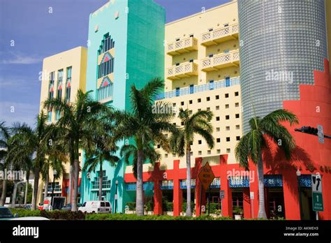 Art Deco buildings Miami Beach Florida Stock Photo - Alamy