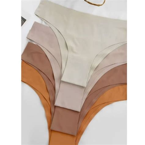 Kit Calcinha Poliamida Sem Costura Corte A Laser Tanga N O Marca Lingerie Feminina Shopee Brasil