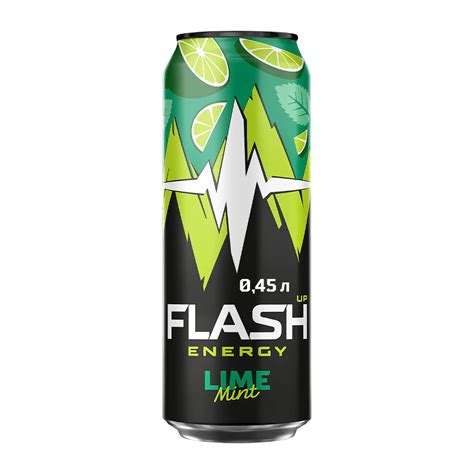 Напиток энергетический Flash Up Energy Мятный лайм 450мл — в каталоге ...