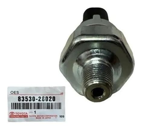 Valvula Sensor Presion Aceite Toyota Yaris Meru Prado Hilux