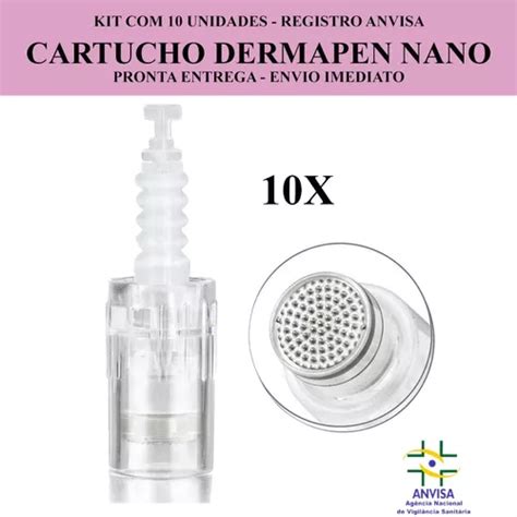 Kit Cartuchos Nano Microagulhamento Dermapen Anvisa Frete Gr Tis