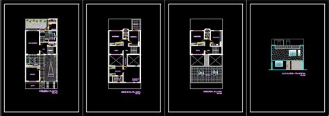 Draft 2 Story House Dwg Block For Autocad • Designs Cad