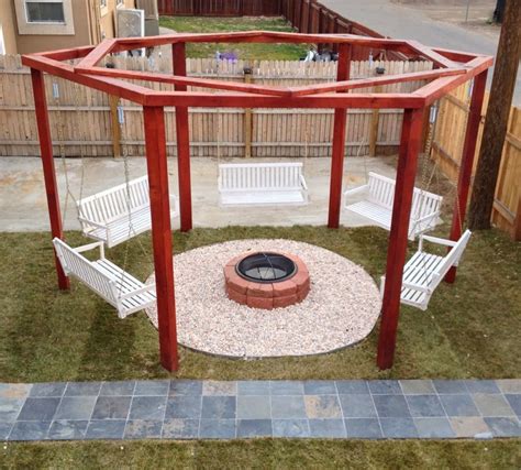 Fire Pit Swing Plans 6 Stunning Design Inspirations