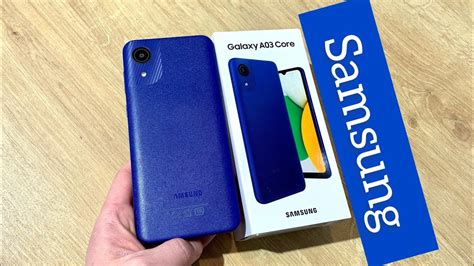 Unboxing Samsung Galaxy A03 Core A032 Cheap Smartphone Youtube