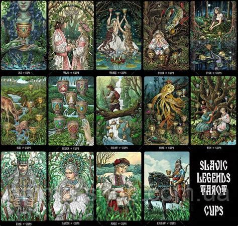 Таро Славянских Легенд | The Slavic Legends Tarot ( с черным срезом ...