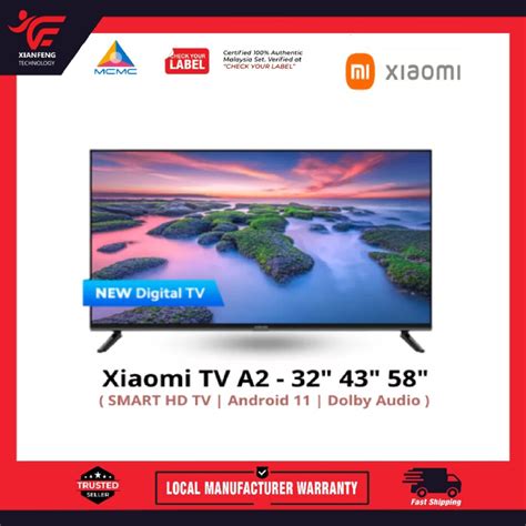 Xiaomi Tv A Inch Tv Home Appliances Tv Entertainment Tv On