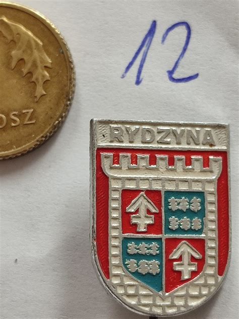 Herb Odznaka Rydzyna Szczecin Licytacja Na Allegro Lokalnie