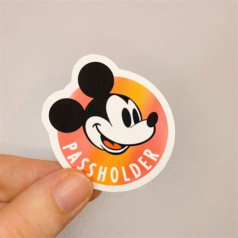 Disney Passholder Mickey Mouse Stickers Disney Ap Sticker Etsy Mickey Mouse Stickers