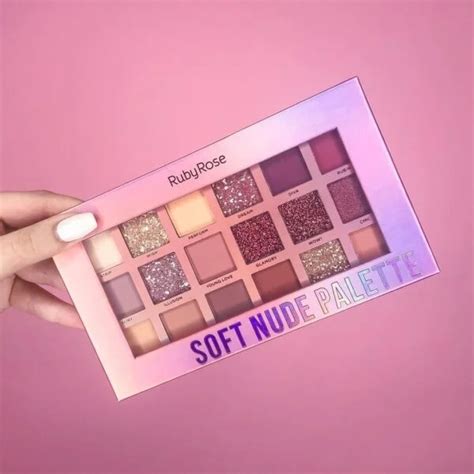 SOFT NUDE PALETTE PALETA DE SOMBRAS RUBY ROSE Obsidiana Makeup Maquillaje Original
