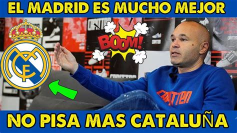 Iniesta Humilla Al Bar A Estan Muy Retrasados Noticias Del Real