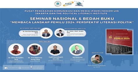 Seminar Nasional Bedah Buku Membaca Lanskap Pemilu 2024 Perspektif