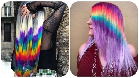 Amazing Rainbow Hair Color Transformation For Girl 😱😱😱 Rainbow