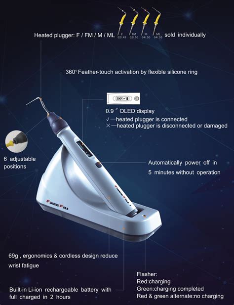 Dental Cordless Gutta Percha Obturation Endo System Endodontic