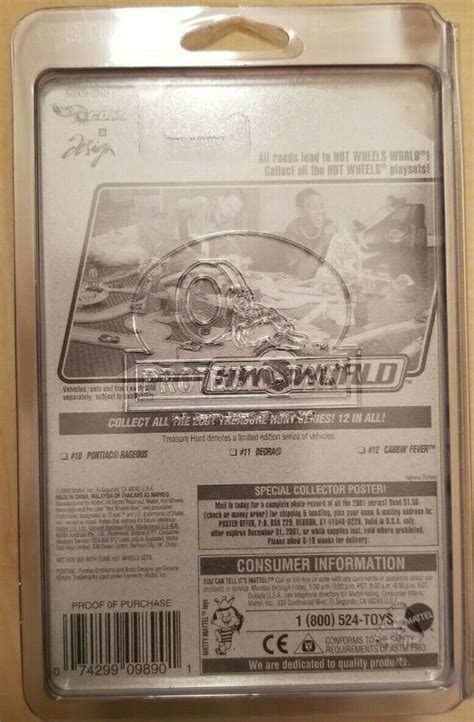 2001 HOT WHEELS TREASURE HUNT PONTIAC RAGEOUS W REAL RIDER TIRES EBay