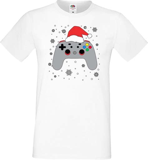 Christmas Gamer Gamepad Christmas męska koszulka Christmas Tree New