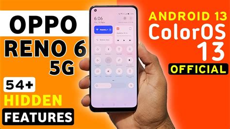 Oppo Reno 6 5G Official ColorOS 13 Android 13 Update 54 Hidden