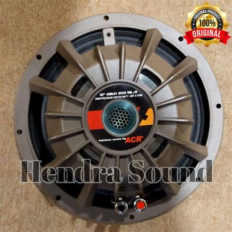 Jual Speaker Komponen Fabulous By Acr 10in Array 6510 M Mk1 Di Seller