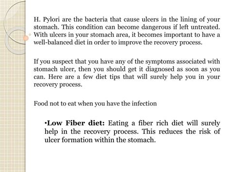 PPT - Detailed Information About Helicobacter Pylori Diet PowerPoint ...