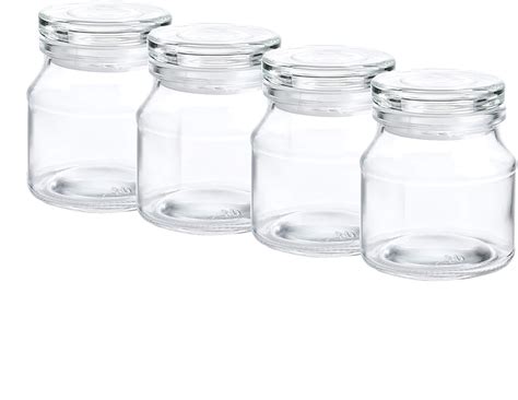 Amazon Ounce Mini Glass Jars With Airtight Glass Lids Set Of