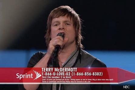 Terry McDermott "Don't Stop Believin" Playoff THE VOICE - HOLLYWOOD JUNKET